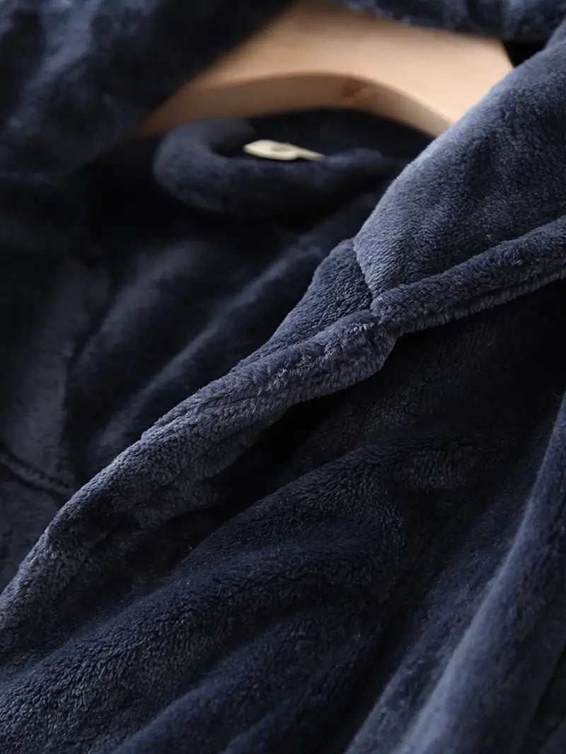 Peignoir à Capuche en Polaire Doux