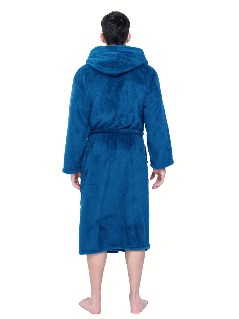 Peignoir avec Capuche Doux et Chaud