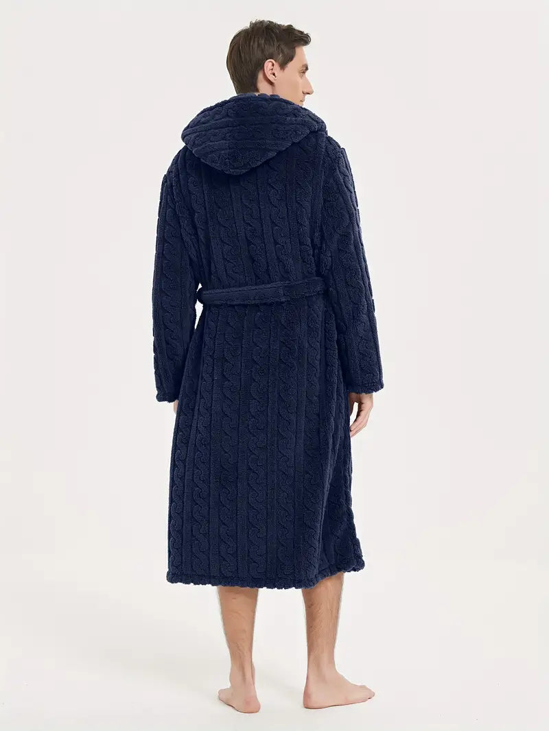 Peignoir D'hiver à Capuche pour Hommes