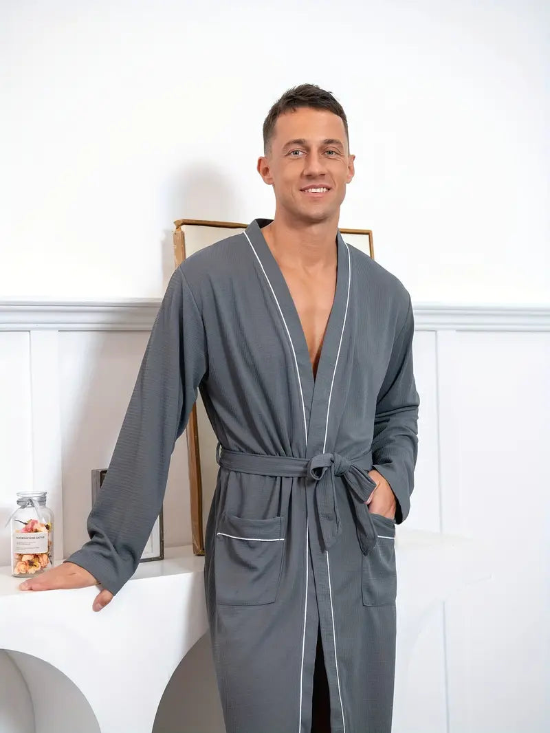 Peignoir de Bain Doux avec Poches