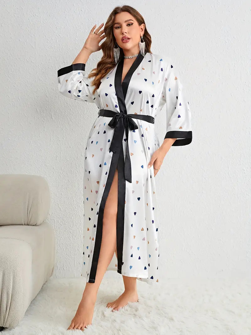 Peignoir de Bain Élégante Grande Taille