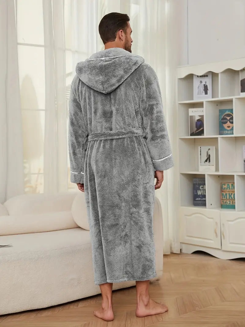 Peignoir à Capuche Épais de Qualité