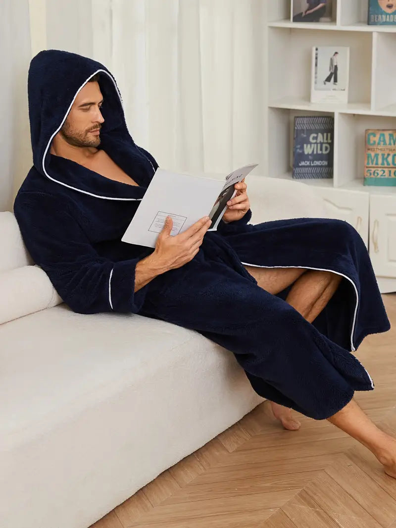 Peignoir à Capuche Épais de Qualité