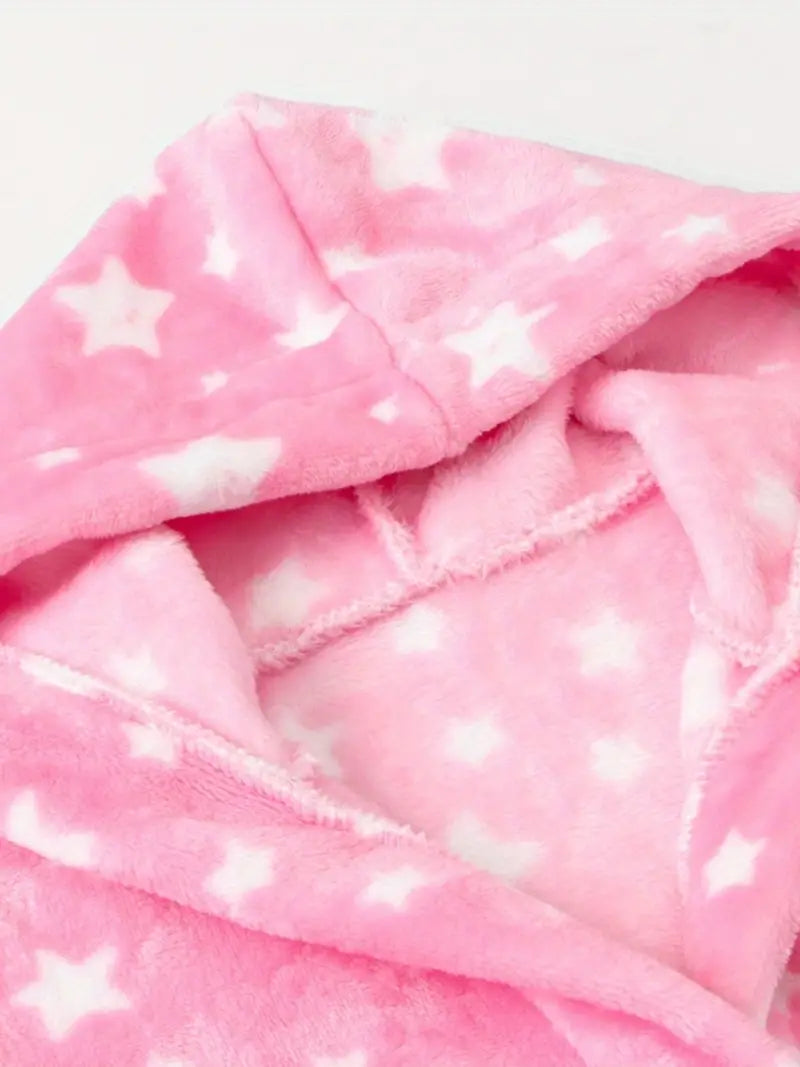 Peignoir de Bain Enfant en Polaire Chaud