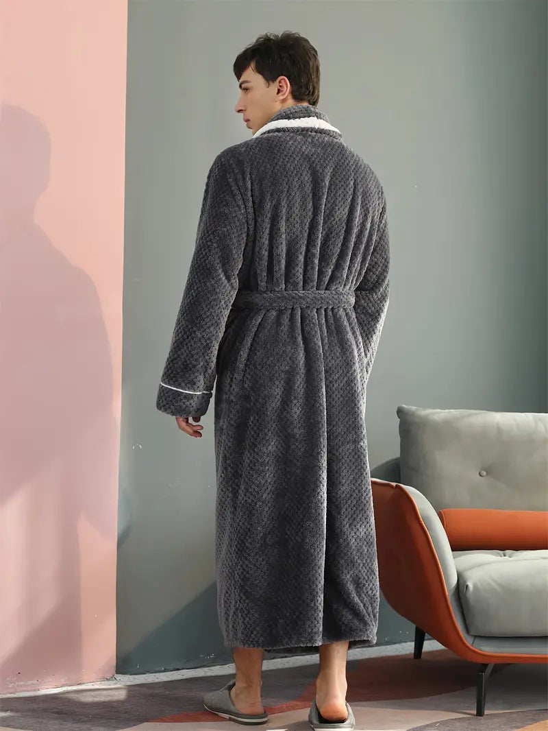 Peignoir Épais et Chaud en Éponge pour L'hiver