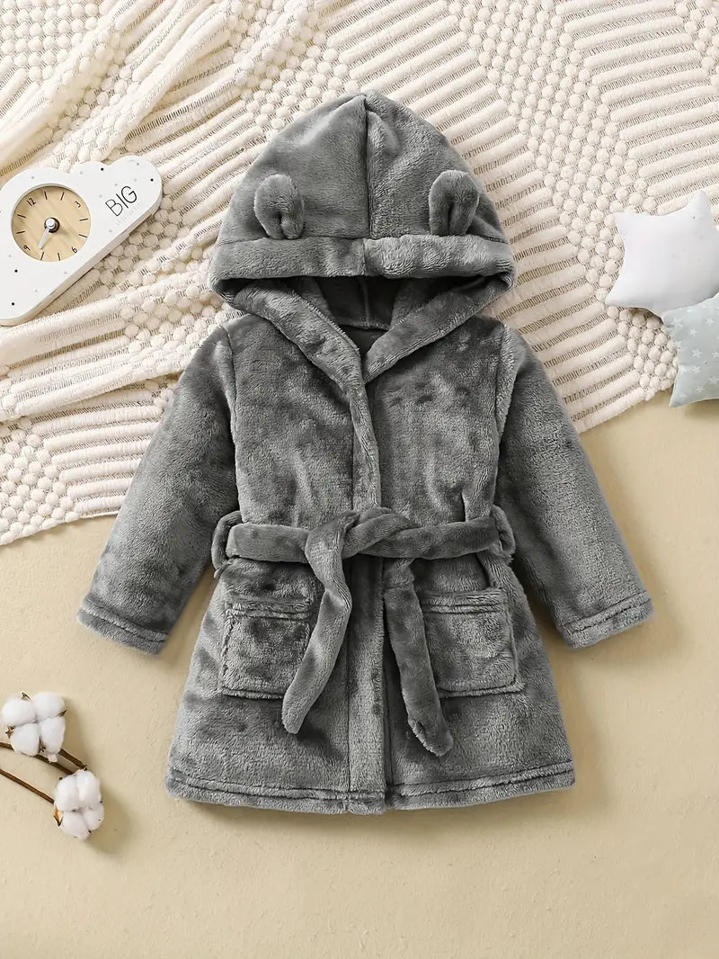 Peignoir de Bain Enfant avec Oreilles pour Bébé