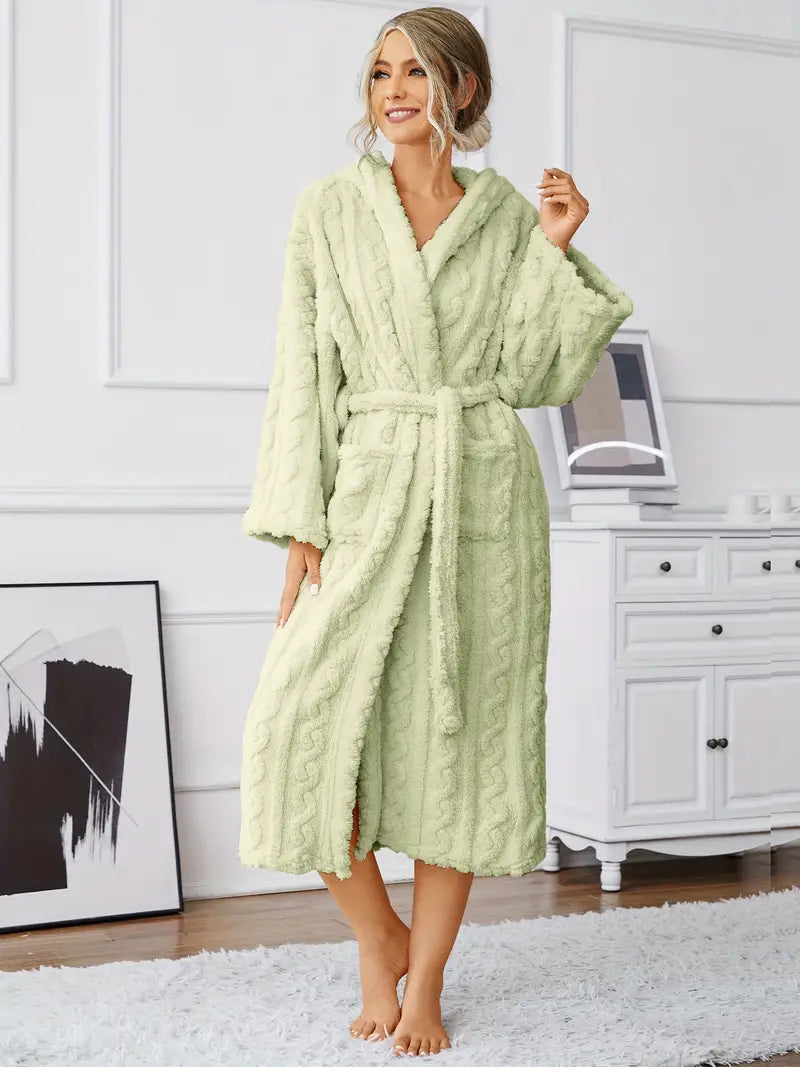 Peignoir de Bain Éponge Moelleux