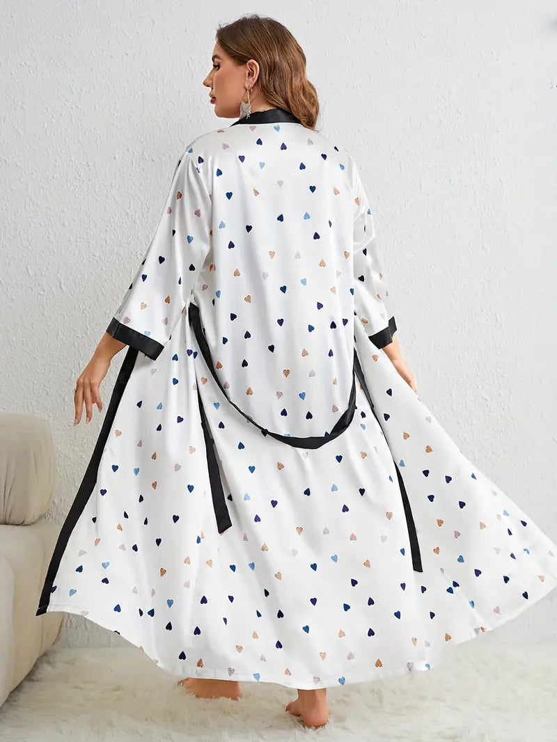 Peignoir de Bain Élégante Grande Taille