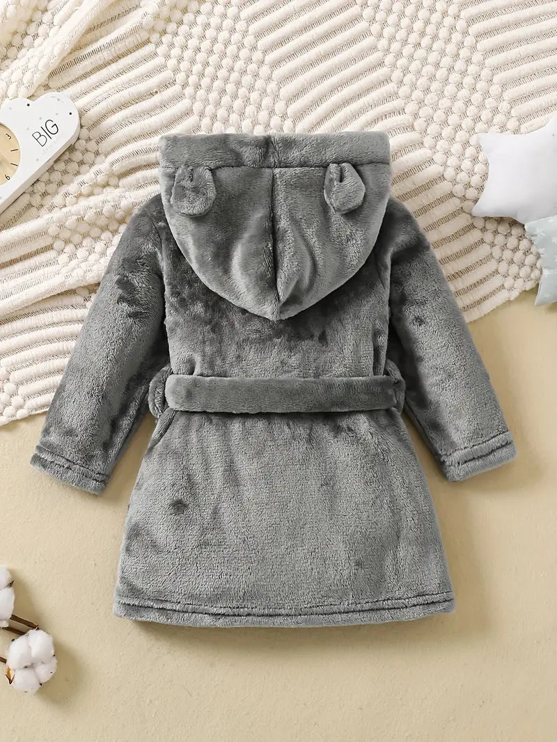 Peignoir de Bain Enfant avec Oreilles pour Bébé