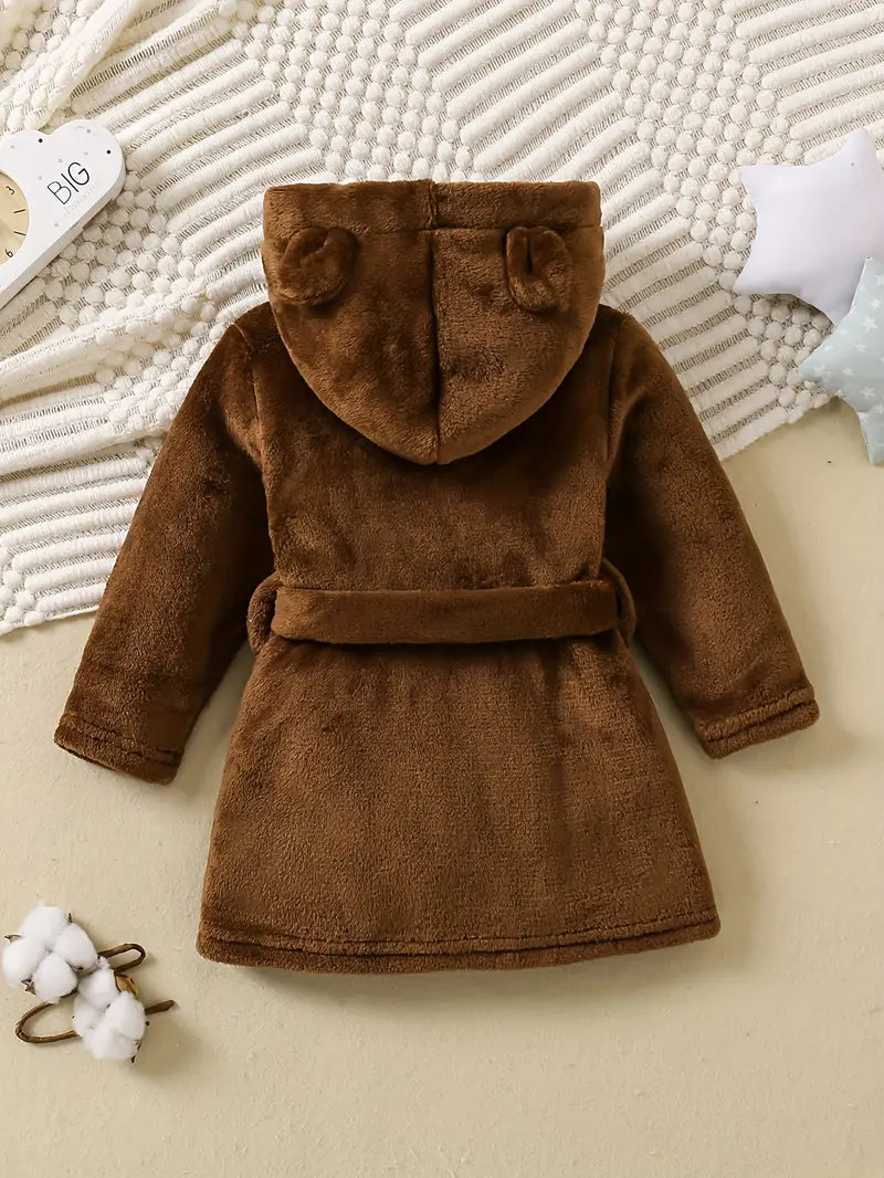 Peignoir de Bain Enfant avec Oreilles pour Bébé