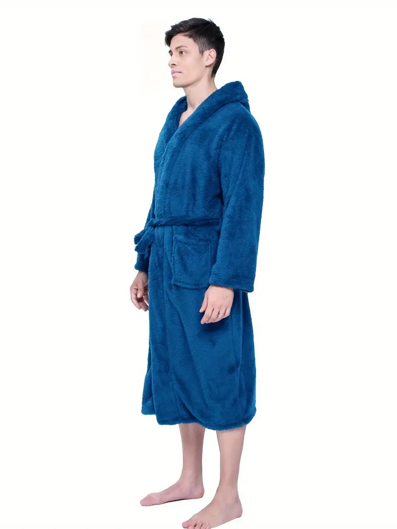 Peignoir avec Capuche Doux et Chaud