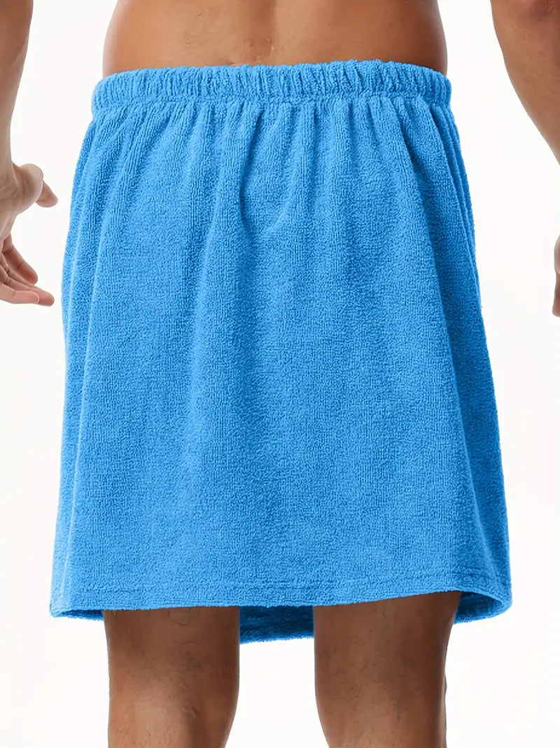 Peignoir Serviette Homme Microfibre à scratch