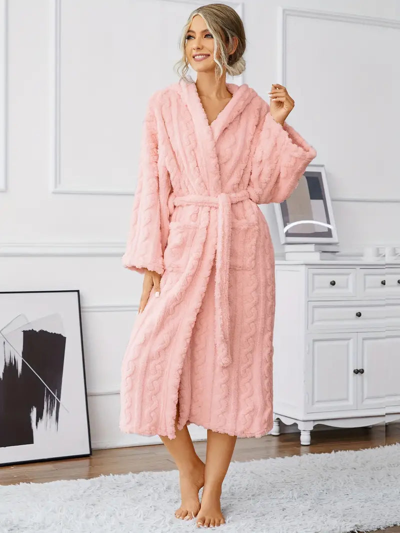 Peignoir de Bain Éponge Moelleux