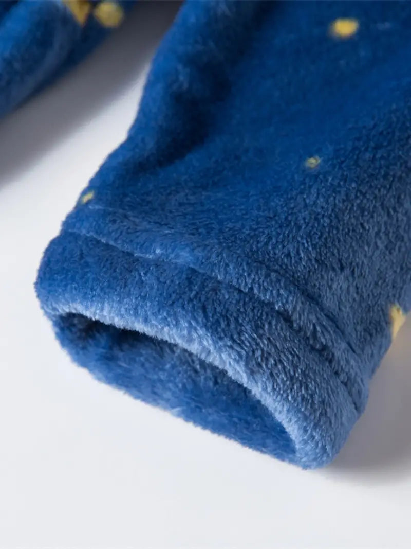 Peignoir de Bain Enfant Garçon Motif Espace