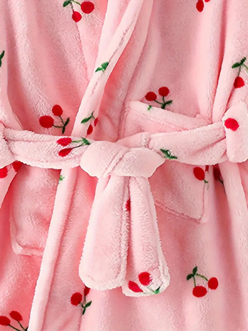Peignoir de Bain Enfant avec Imprimé de Dessin Animé