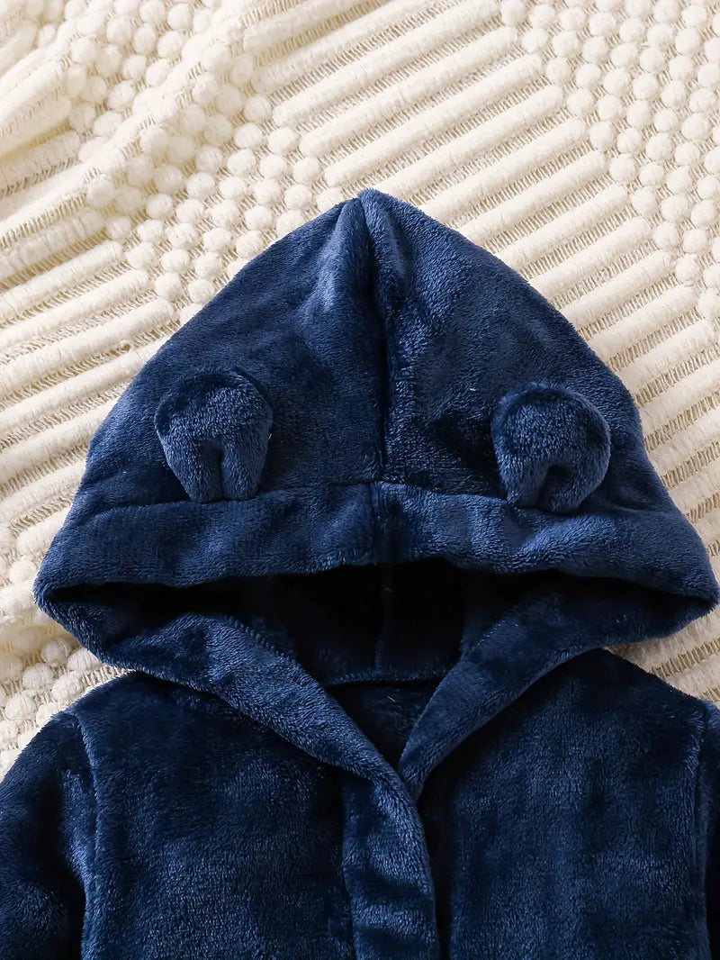 Peignoir de Bain Enfant avec Oreilles pour Bébé