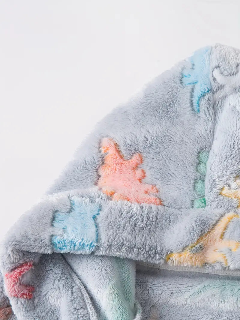 Peignoir de Bain Enfant Éponge Gris
