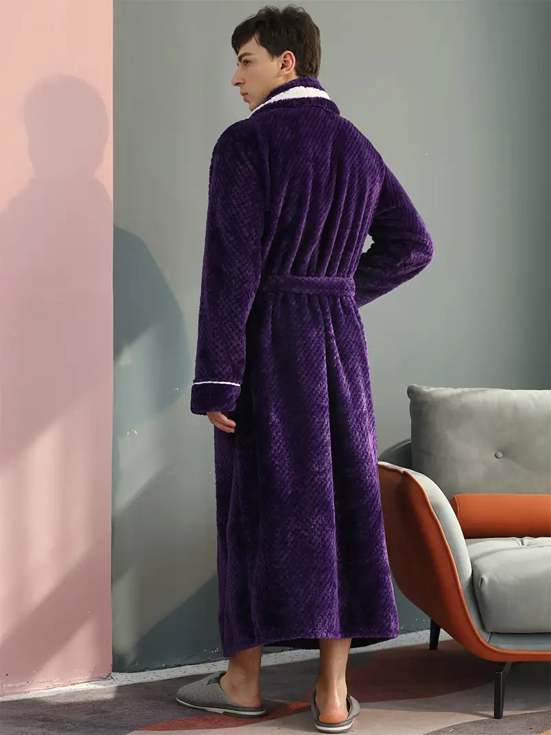 Peignoir Épais et Chaud en Éponge pour L'hiver