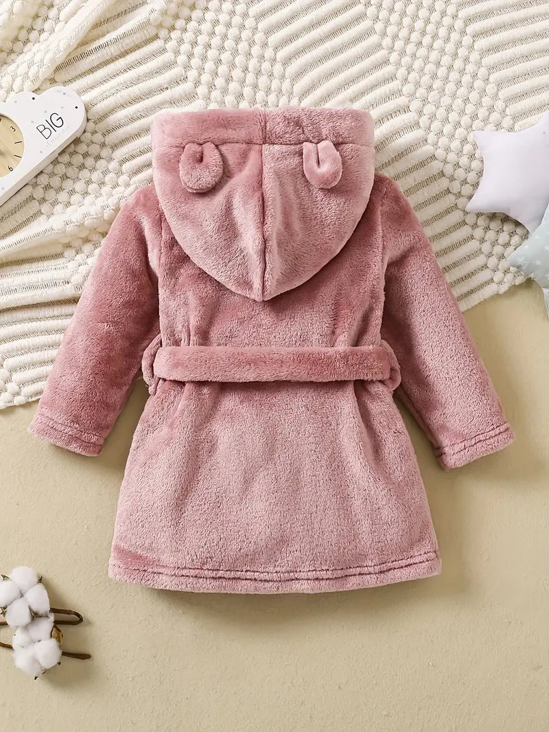 Peignoir de Bain Enfant avec Oreilles pour Bébé