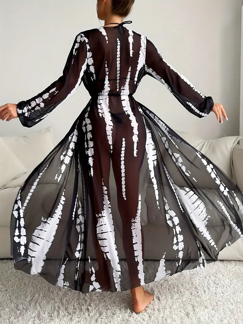 Kimono Femme Voile Nocturne