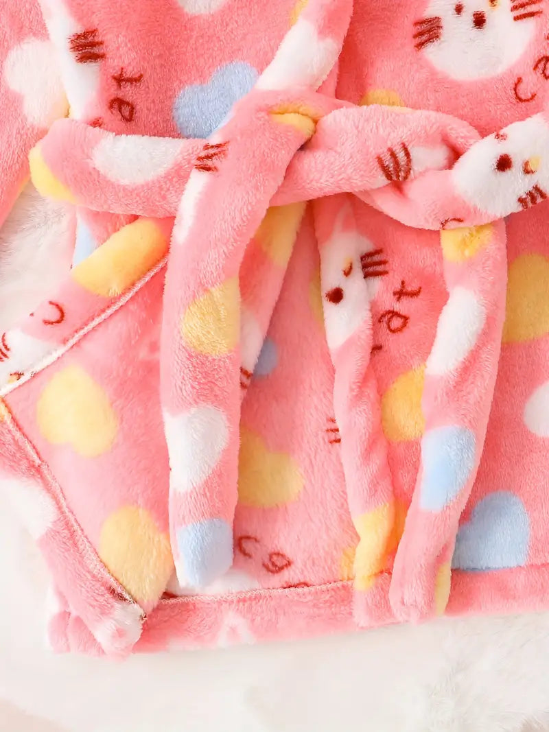 Peignoir de Bain Enfant Fille Chaud