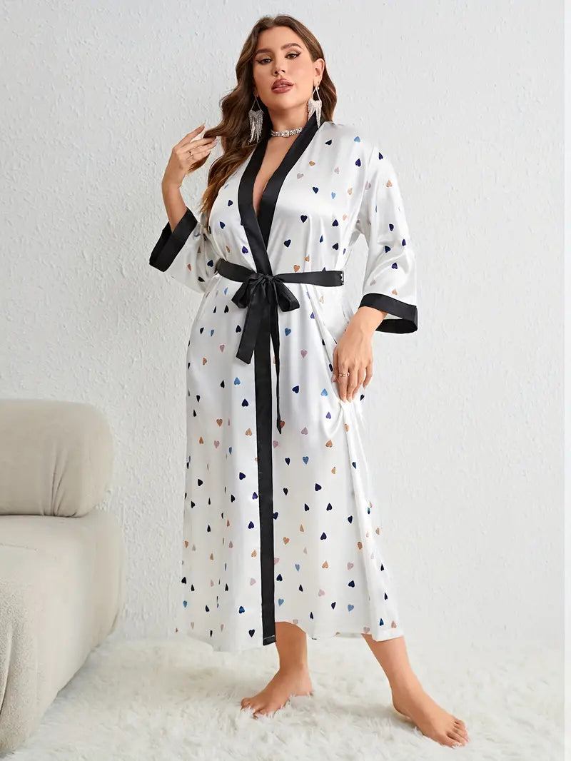 Peignoir de Bain Élégante Grande Taille