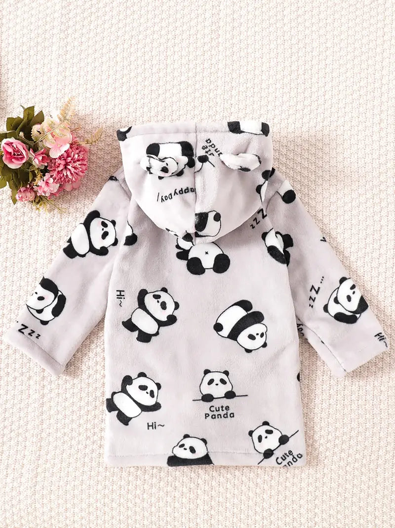 Peignoir de Bain Enfant Éponge D'automne Et D'hiver