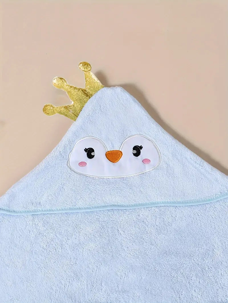 Cape de Bain Serviette pour Bébé bleu