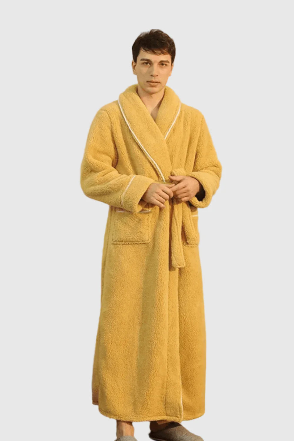 Peignoir de Bain Couple – Long, Douillet et Élégant