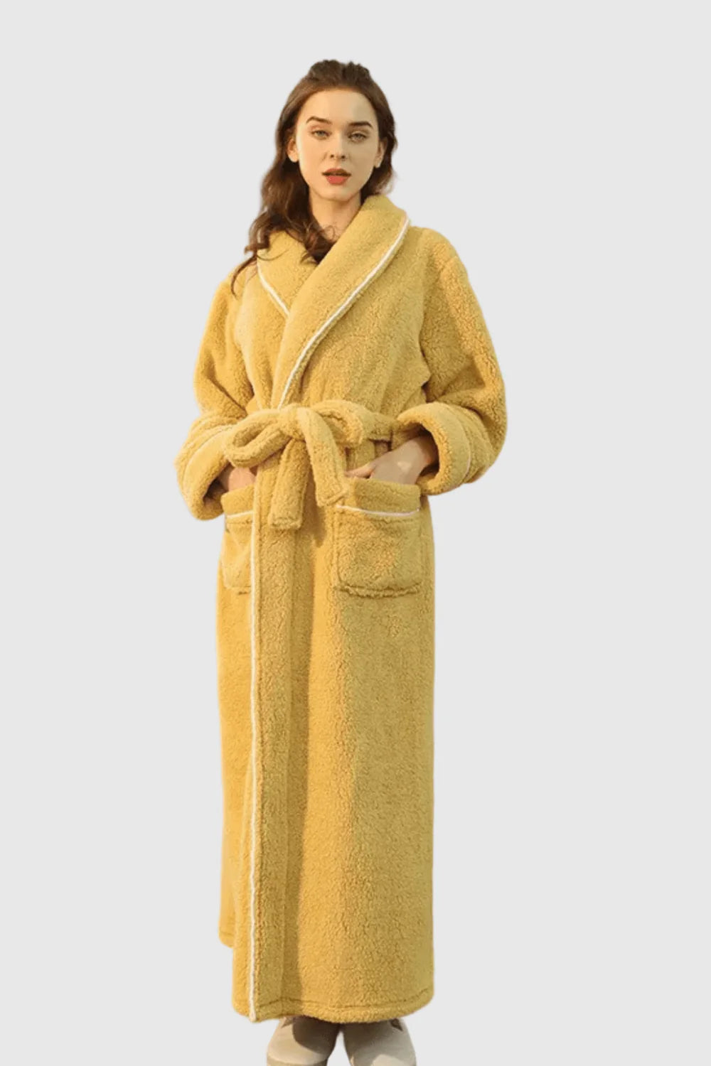 Peignoir de Bain Couple – Long, Douillet et Élégant
