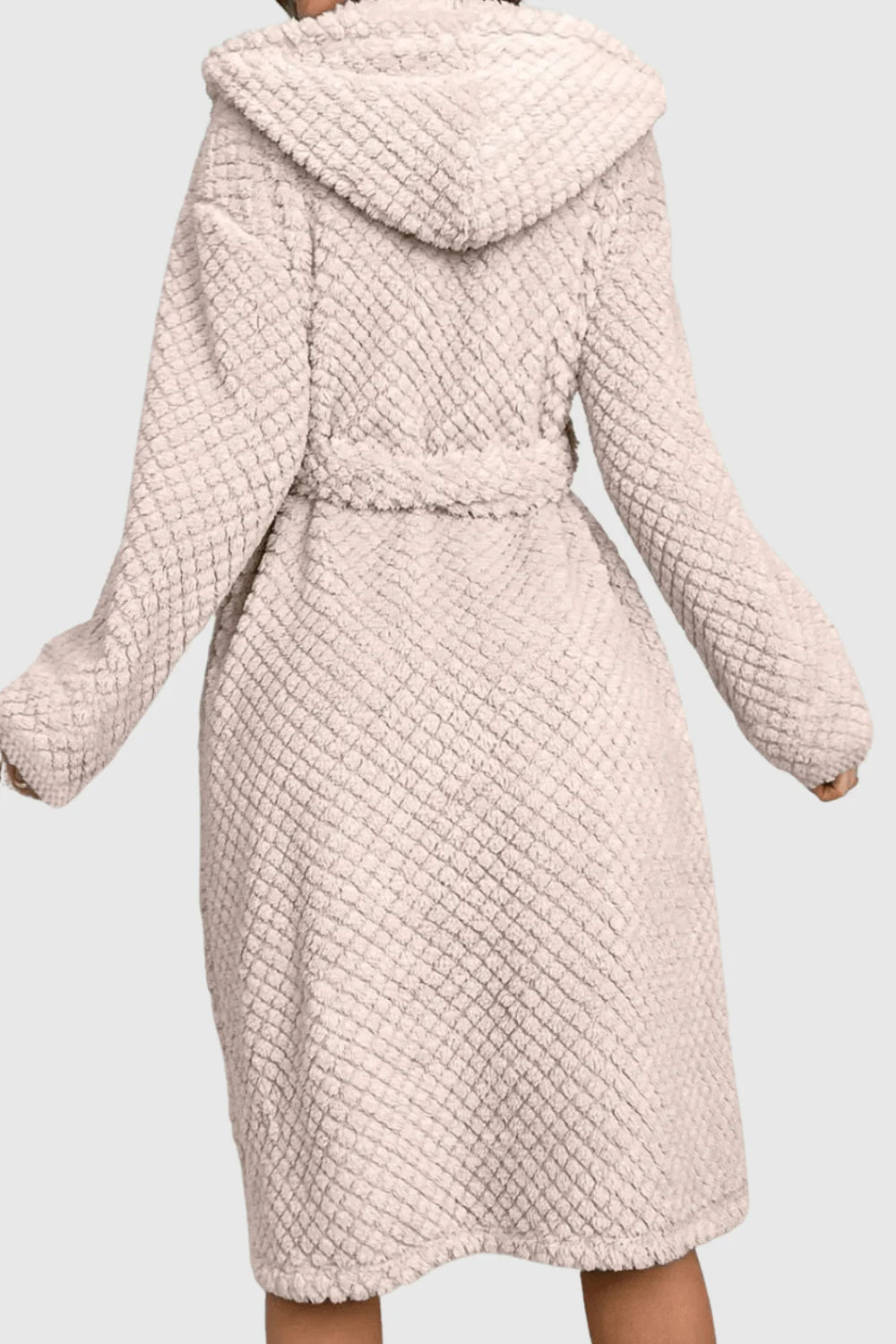 Peignoir éponge femme à capuche ultra doux