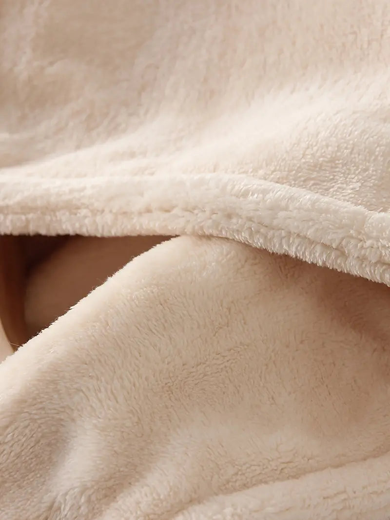 Peignoir à Capuche en Polaire Doux