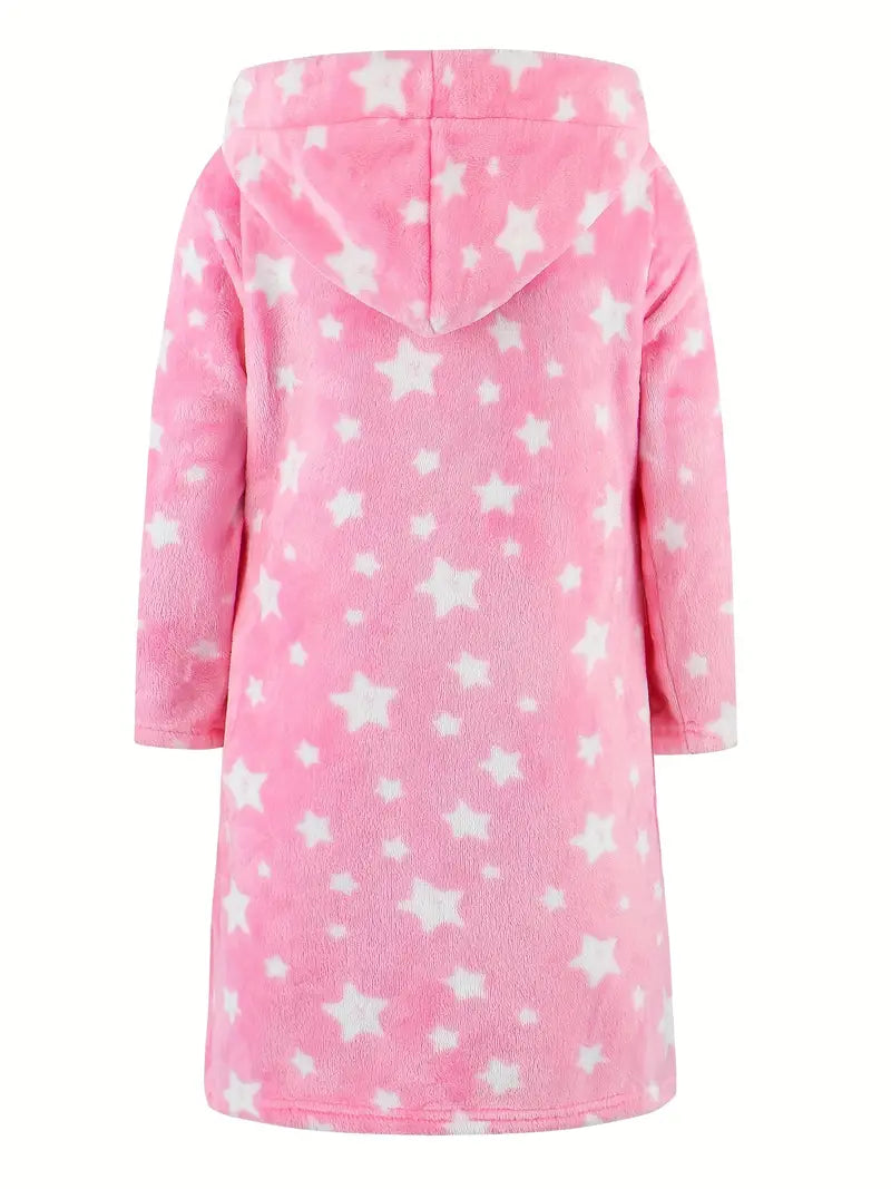 Peignoir de Bain Enfant en Polaire Chaud