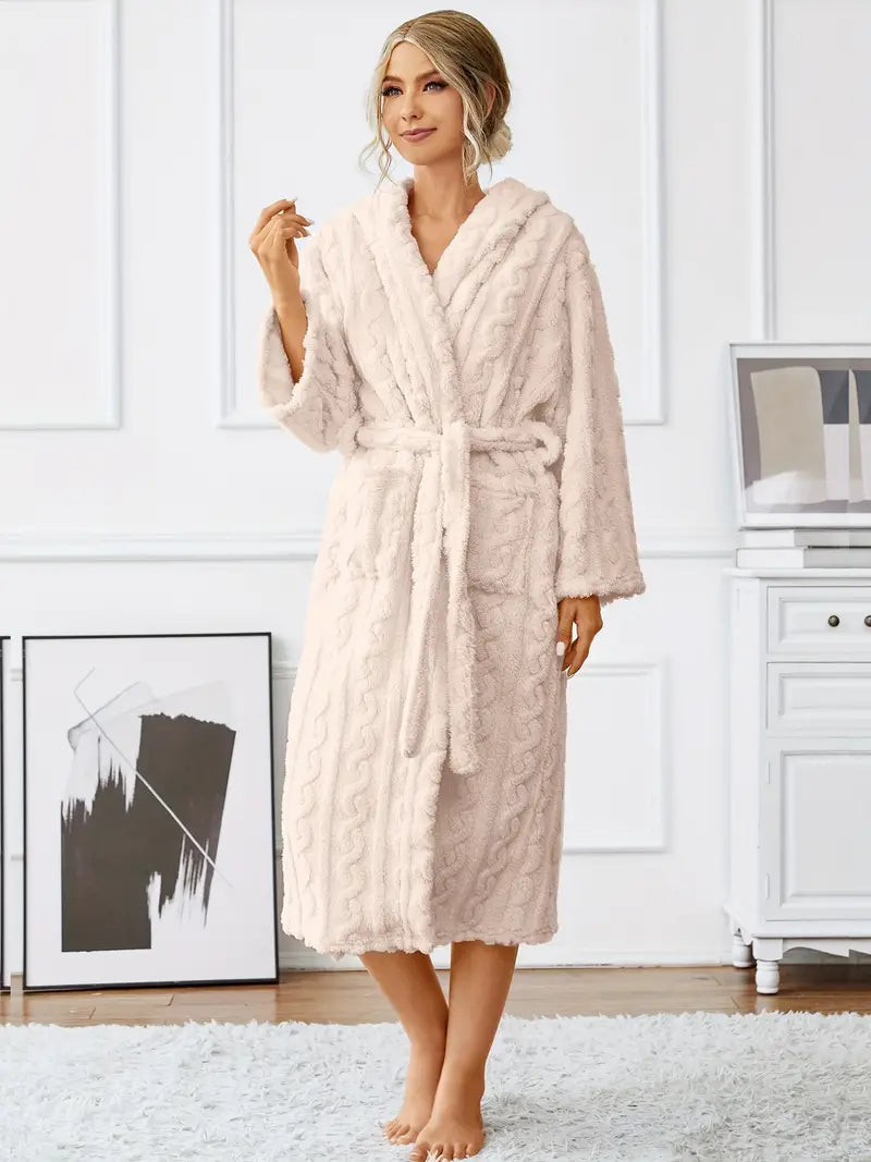Peignoir de Bain Éponge Moelleux