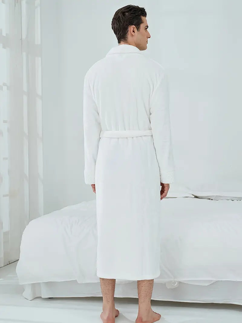 Long Peignoir de Luxe en Polaire Épaisse