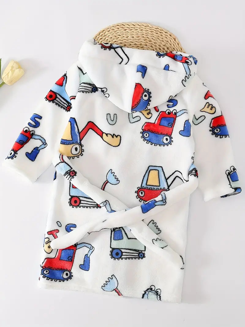 Peignoir de Bain Enfant Garçon Blanc