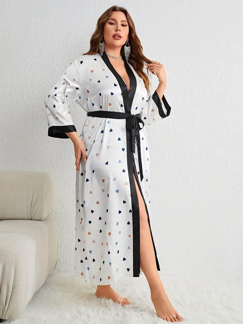 Peignoir de Bain Élégante Grande Taille