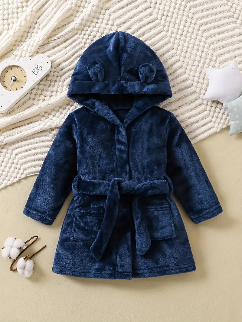 Peignoir de Bain Enfant avec Oreilles pour Bébé