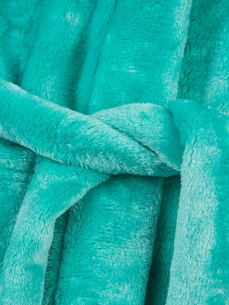 Peignoir de Bain Enfant Bleu Turquoise