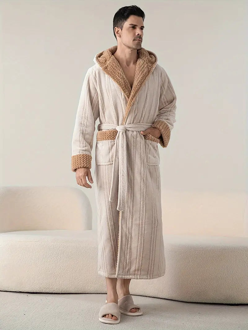 Peignoir de Bain Polaire Éponge