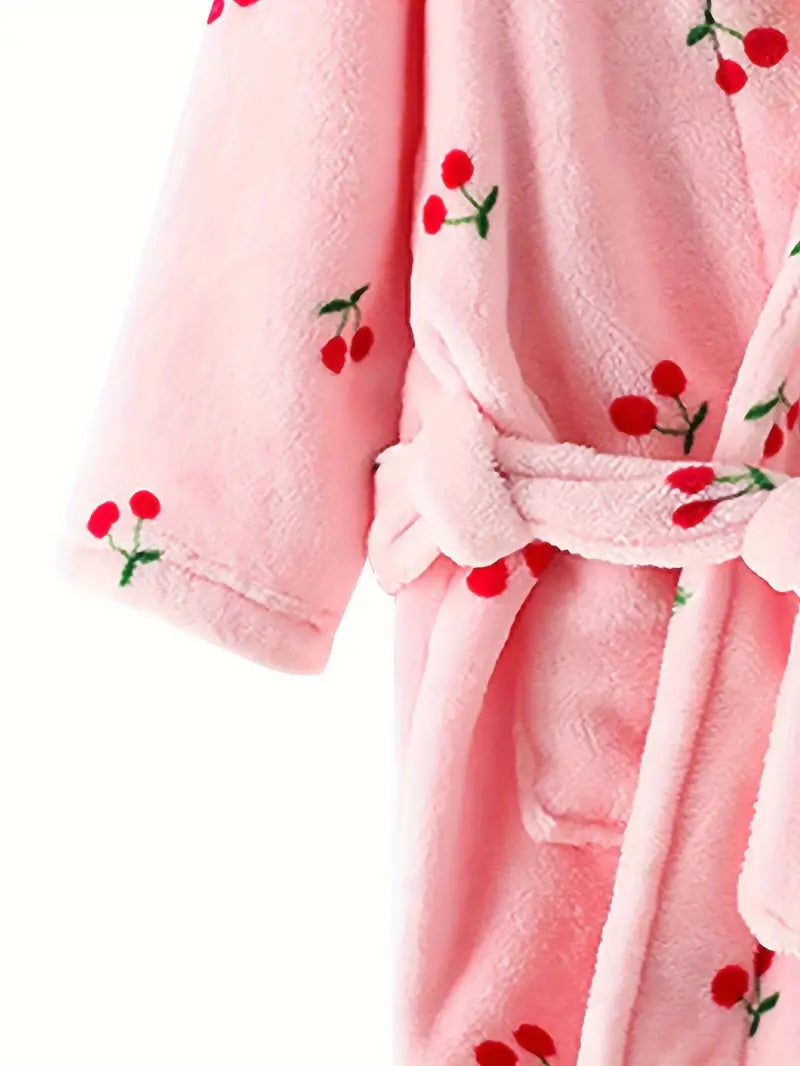 Peignoir de Bain Enfant avec Imprimé de Dessin Animé