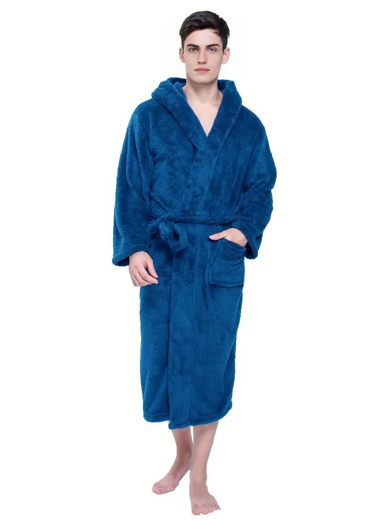 Peignoir avec Capuche Doux et Chaud