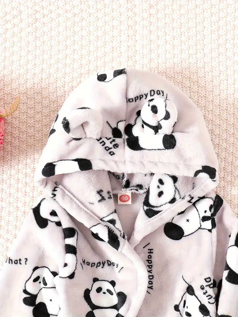 Peignoir de Bain Enfant Éponge D'automne Et D'hiver
