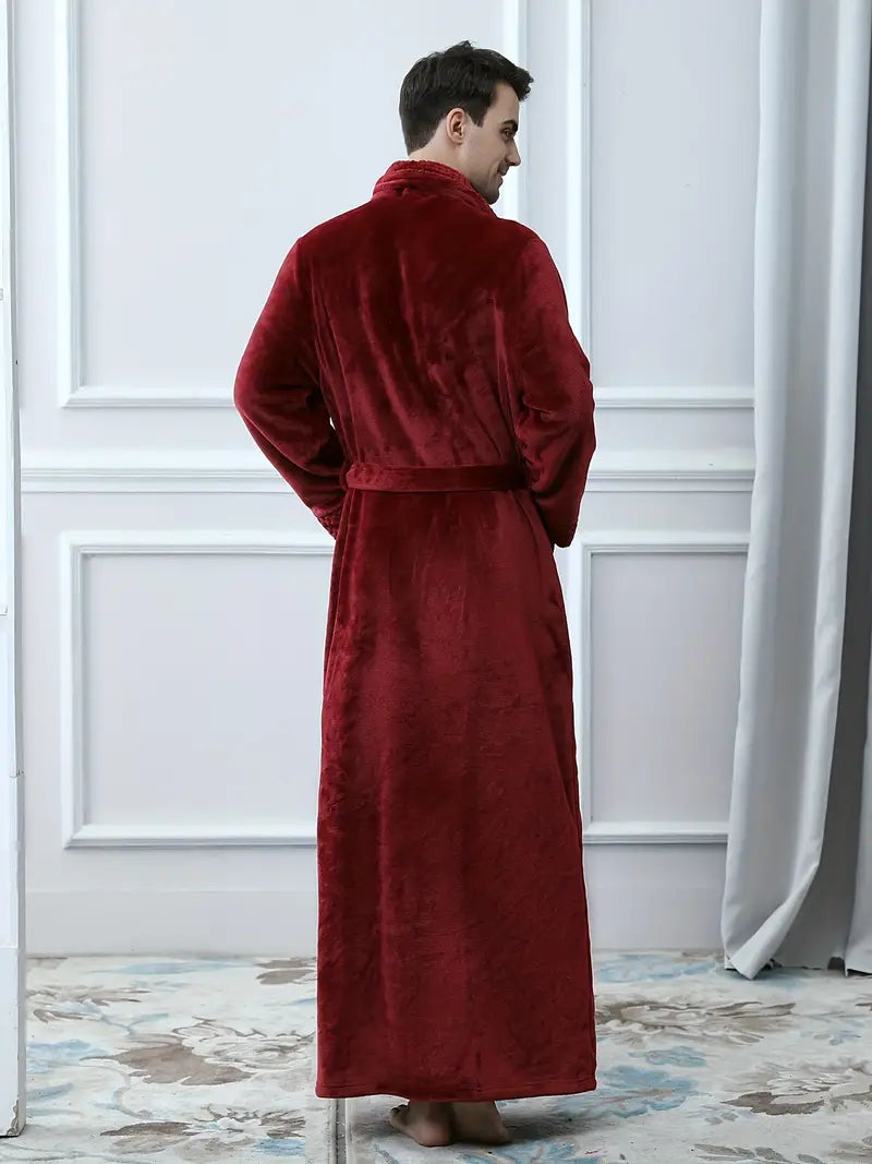 Long Peignoir de Luxe en Polaire Épaisse