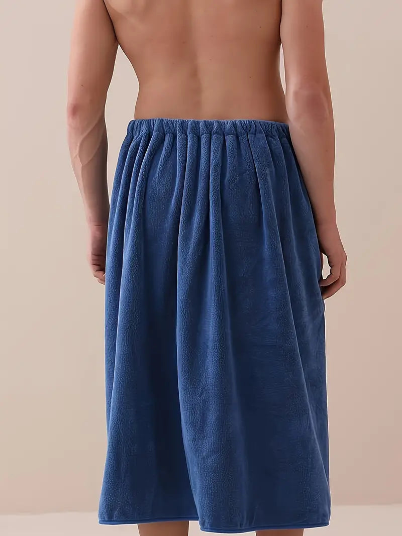 Peignoir Serviette Homme Microfibre