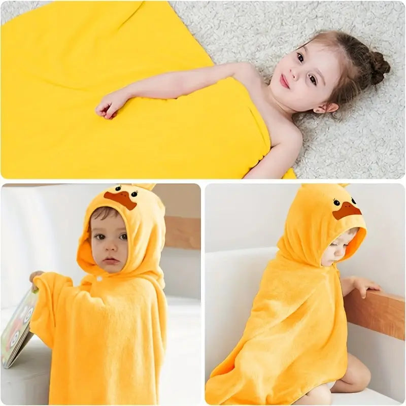 Cape de Bain Bébé motif canard