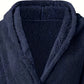 Peignoir polaire homme à capuche polaire avec poches et ceinture