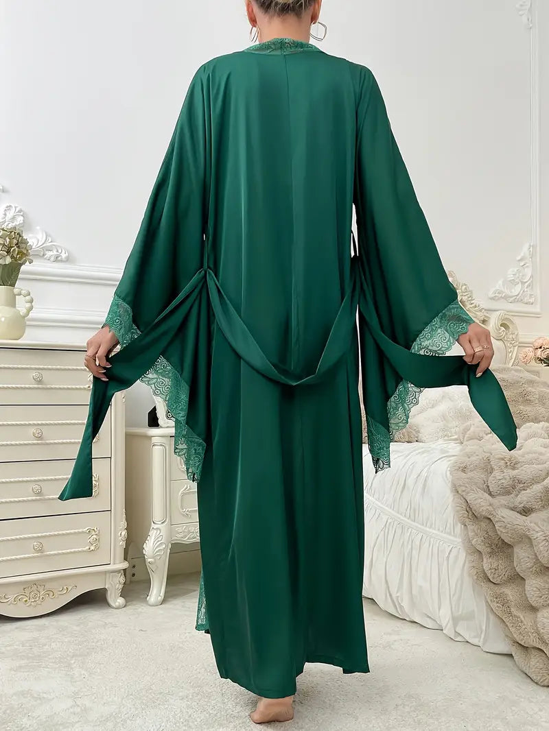Kimono Femme Élégance Satinée