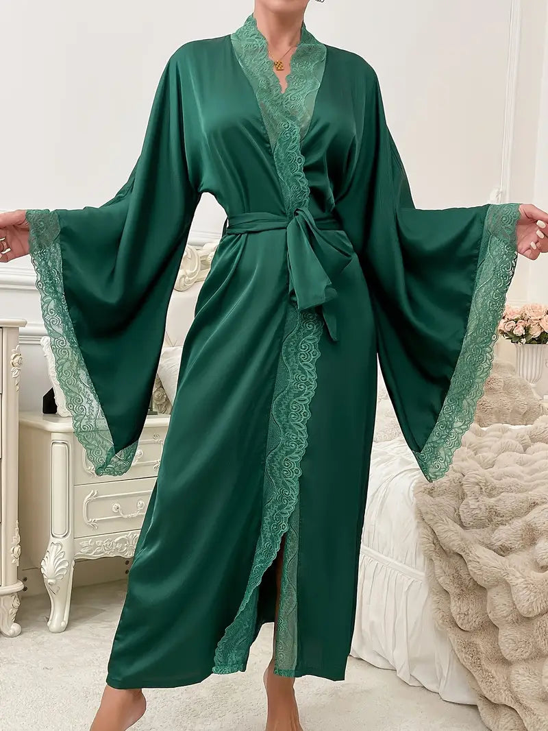 Kimono Femme Élégance Satinée