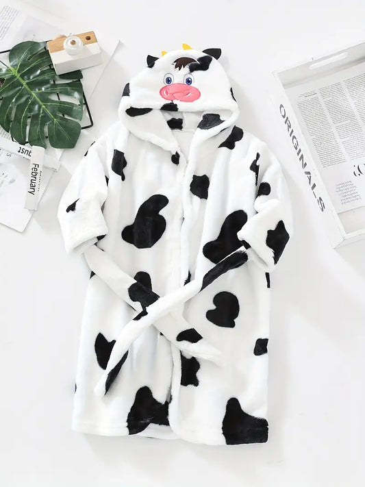 Peignoir de Bain Enfant Polaire Vache